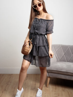 happywoman czarna sukienka hiszpanka 1