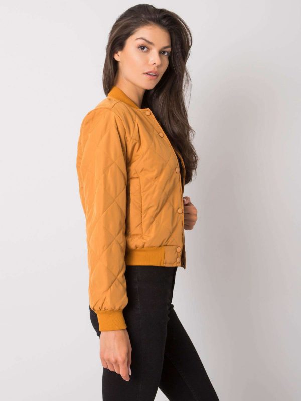 happywoman camelowa pikowana kurtka bomberka 4