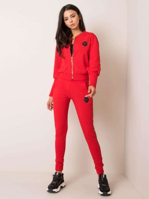 happywoman czerowny komplet dresowy 1